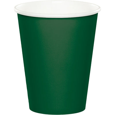 Hunter Green Hot/Cold Paper Cups 9 Oz., 24 ct by Creative Converting