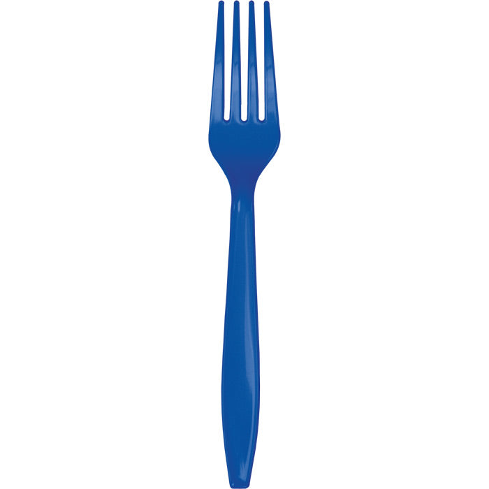 Cobalt Blue Plastic Forks, 24 ct by Creative Converting