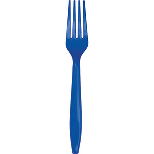 Cobalt Blue Plastic Forks, 50 ct by Creative Converting