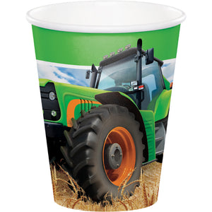 Tractor Time Hot/Cold Paper Paper Cups 9 Oz., 8 ct by Creative Converting