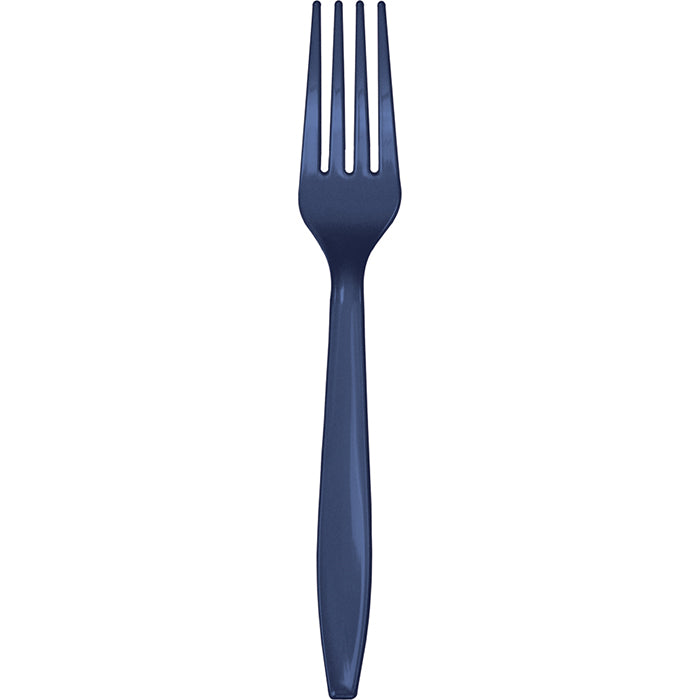 Navy Blue Plastic Forks, 24 ct by Creative Converting
