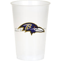 Baltimore Ravens Plastic Cup, 20Oz, 8 ct