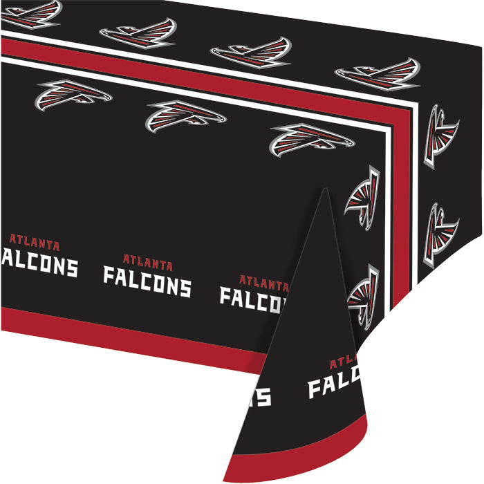 Atlanta Falcons Plastic Table Cover, 54" x 102" by Creative Converting