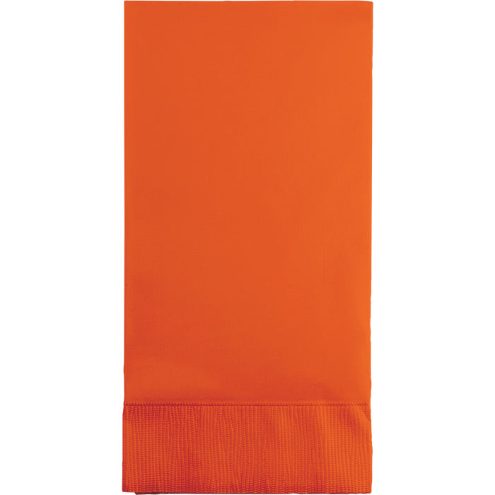 Sunkissed Orange Guest Towel, 3 Ply (16/Pkg)
