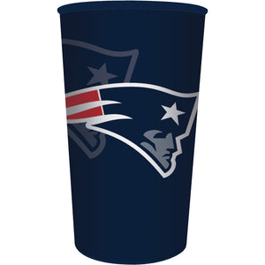 New England Patriots Plastic Cup, 22 Oz by Creative Converting