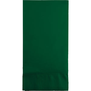 Hunter Green Guest Towel, 3 Ply, 16 ct by Creative Converting