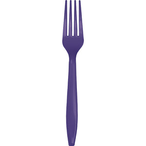 Purple Plastic Forks, 50 ct by Creative Converting