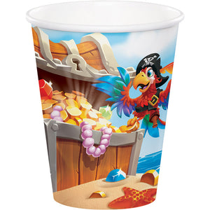 Pirate Treasure Hot/Cold Paper Paper Cups 9 Oz., 8 ct by Creative Converting