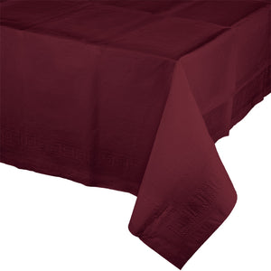 Burgundy Tablecover 54"X 108" Polylined Tissue by Creative Converting