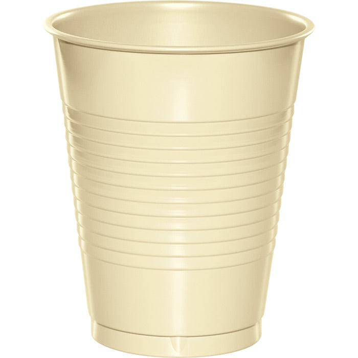 Ivory Plastic Cups, 20 ct by Creative Converting