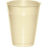 Ivory Plastic Cups, 20 ct by Creative Converting