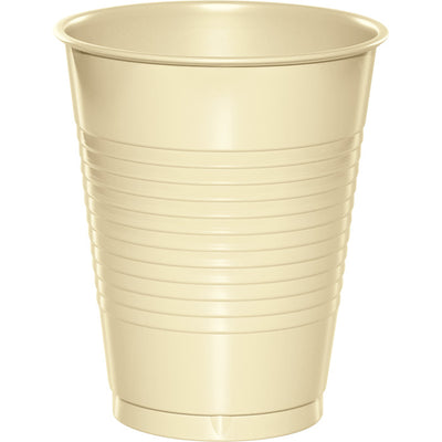 Ivory Plastic Cups, 20 ct by Creative Converting
