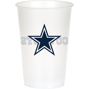 Dallas Cowboys Plastic Cup, 20Oz, 8 ct by Creative Converting