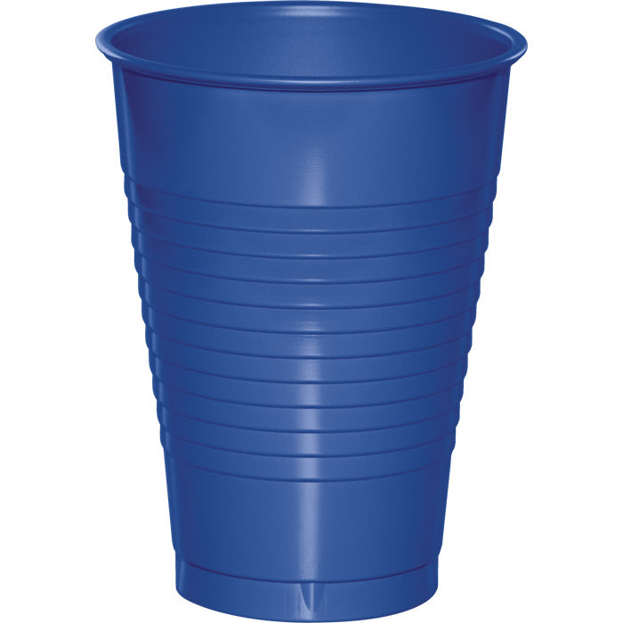 Cobalt Blue 12 Oz Plastic Cups, 20 ct by Creative Converting