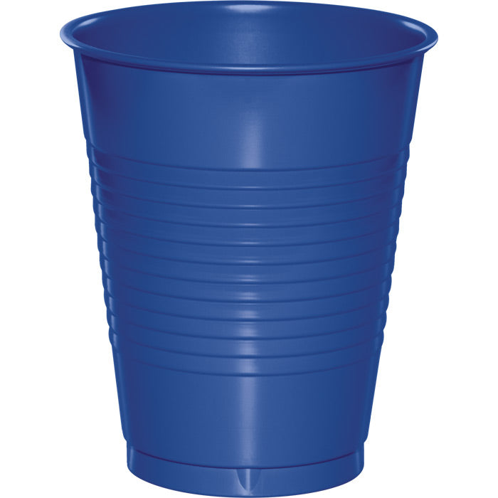 Cobalt Blue Plastic Cups, 20 ct by Creative Converting