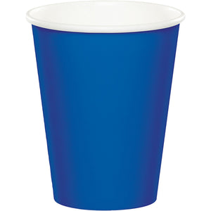 Cobalt Hot/Cold Paper Cups 9 Oz., 8 ct by Creative Converting