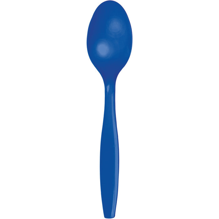 Cobalt Blue Plastic Spoons, 24 ct by Creative Converting