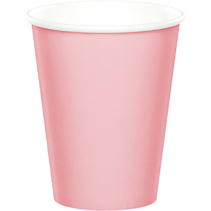 Classic Pink Hot/Cold Paper Cups 9 Oz., 8 ct by Creative Converting