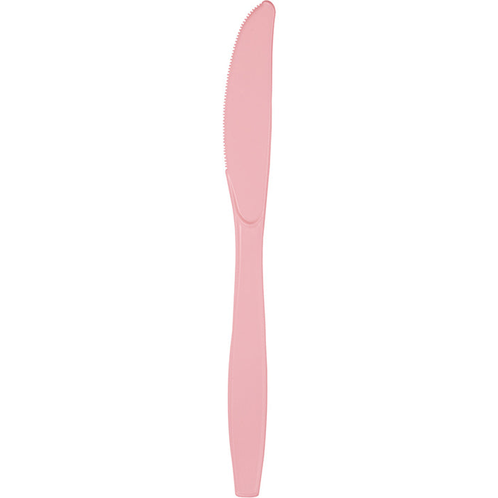 Classic Pink Plastic Knives, 24 ct by Creative Converting