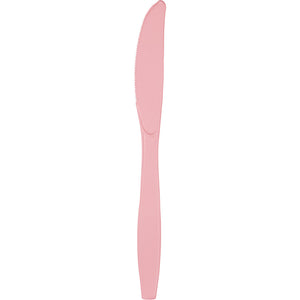 Classic Pink Plastic Knives, 24 ct by Creative Converting