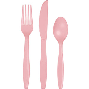 Classic Pink Assorted Cutlery, 18 ct by Creative Converting