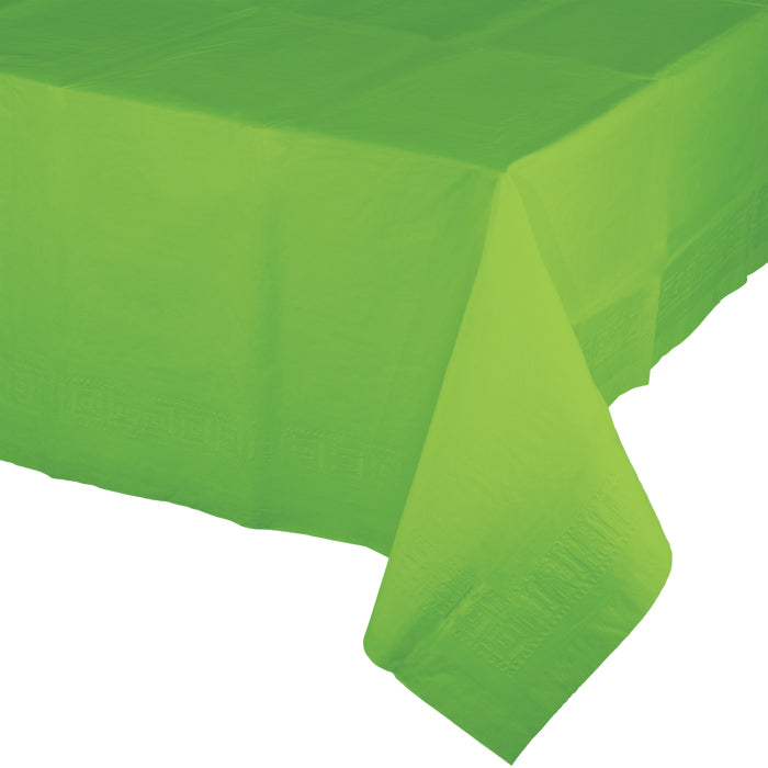 Fresh Lime Tablecover 54"X 108" Polylined Tissue by Creative Converting
