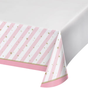 Twinkle Toes Plastic Tablecover Border,  54" X 102" by Creative Converting