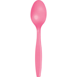 Candy Pink Plastic Spoons, 50 ct by Creative Converting