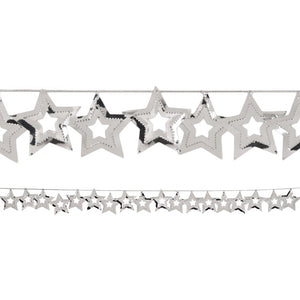 Silver Stars Foil Garland, 9 Ft. by Creative Converting