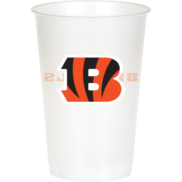 Cincinnati Bengals Plastic Cup, 20Oz, 8 ct