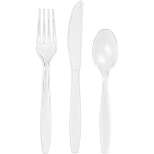 Clear Assorted Cutlery Clear, 18 ct by Creative Converting