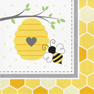 Bumblebee Baby Napkins, 16 ct by Creative Converting