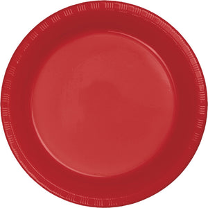 Classic Red Plastic Banquet Plates, 20 ct by Creative Converting