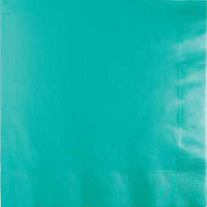 Teal Lagoon Dinner Napkins 3Ply 1/4Fld, 25 ct by Creative Converting