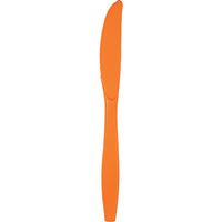 Sunkissed Orange Plastic Knives, 24 ct by Creative Converting