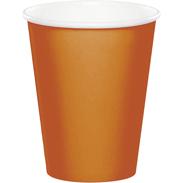 Pumpkin Spice Hot/Cold Paper Paper Cups 9 Oz., 24 ct by Creative Converting