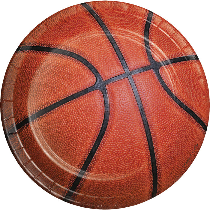 Basketball Dessert Plates, 8 ct by Creative Converting