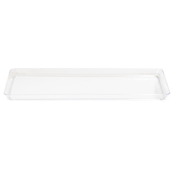 Creative Converting 15.5 Clear Plastic Rectangular Serving Tray