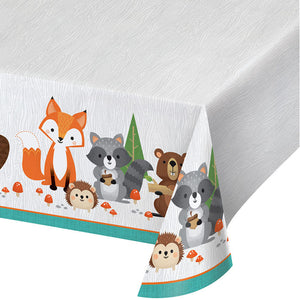 Wild One Woodland Plastic Table Cover by Creative Converting