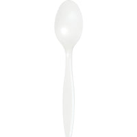 White Premium Plastic Spoons, 24 ct by Creative Converting