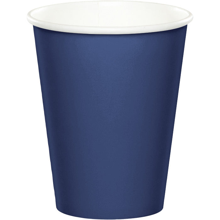 Navy Hot/Cold Paper Paper Cups 9 Oz., 24 ct by Creative Converting