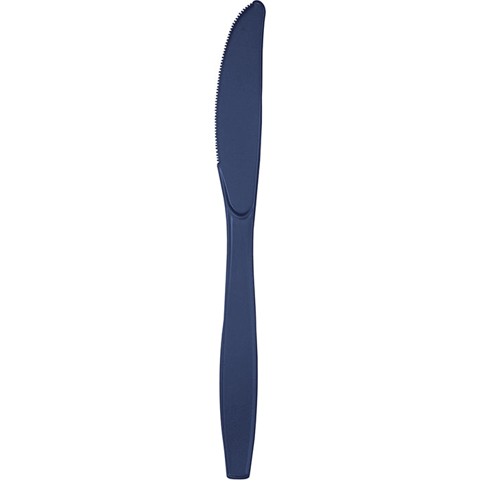Navy Blue Plastic Knives, 24 ct by Creative Converting