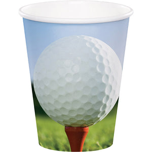Sports Fanatic Golf Hot/Cold Paper Paper Cups 9 Oz., 8 ct by Creative Converting