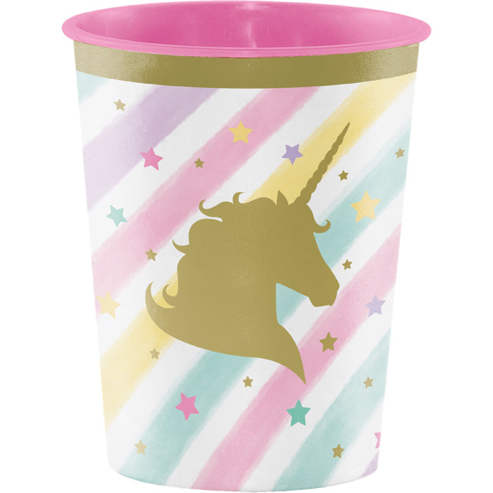 Unicorn Sparkle Plastic Keepsake Cup 16 Oz. by Creative Converting
