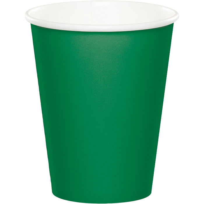 Emerald Green Hot/Cold Paper Cups 9 Oz., 24 ct by Creative Converting