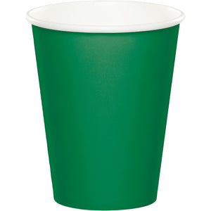 Emerald Green Hot/Cold Paper Cups 9 Oz., 24 ct by Creative Converting