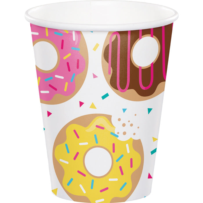 Donut Time Hot/Cold Paper Cups 9 Oz., 8 ct by Creative Converting