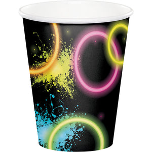 Glow Party Hot/Cold Paper Cups 9 Oz., 8 ct by Creative Converting