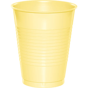 Mimosa Yellow Plastic Cups, 20 ct by Creative Converting