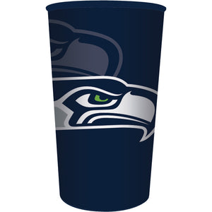 Seattle Seahawks Plastic Cup, 22 Oz by Creative Converting